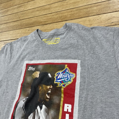 Mitchell & Ness Shirt Men L Mariano Rivera 1998 WS Topps Baseball Card Yankees - Picture 18 of 21