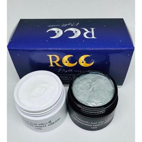 Juego de 6 cremas de noche RCC manchas oscuras tono de piel cuidado de belleza auténtico cuidado de la piel tailandés - Imagen 3 de 10