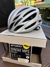 Giro Syntax MIPS Matte White/Silver - Small - NIB