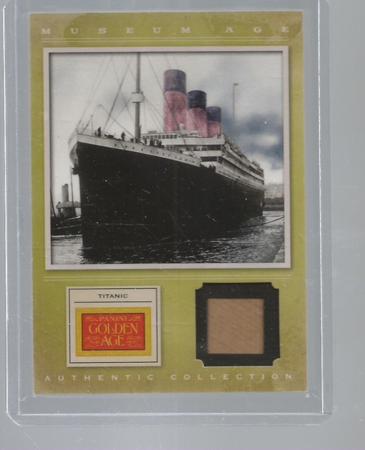 2012 Panini Golden Age #1 TITANIC Museum Age Relic Rare JUST PULL! CAPT SMITH