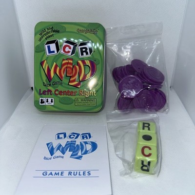 LCR Wild Dice Game Ages 8+ Family Game Night 3+ Players VGUC George & Co