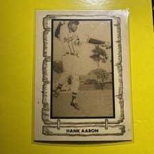 1980 CRAMER BASEBALL LEGENDS SERIES 1 #7 HANK AARON MILWAUKEE BRAVES