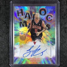 2025-26 Topps JALEN ROSE Havoc Marks Auto Gold 15/50