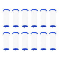 12Set Shower Head Filter 2.4 Inch PP Cotton Filter Cartridge Replacement