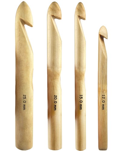Huge Crochet Hook Set Size 12mm(O)/15mm(P/Q)/20mm(S)/25mm(U)