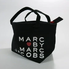 MARC BY MARC JACOBS Zip Mini Tote Bag Hand Bag Canvas Black sweet January 2010