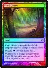 Vivid Grove FOIL Modern Masters PLD Land Uncommon MAGIC MTG CARD ABUGames