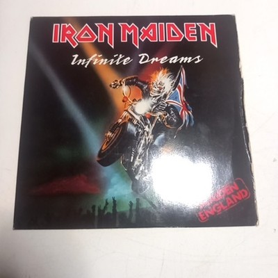 Iron Maiden Infinite Dreams 7 Inch Live Record Vinyl EMI 1989 Rock Music Single