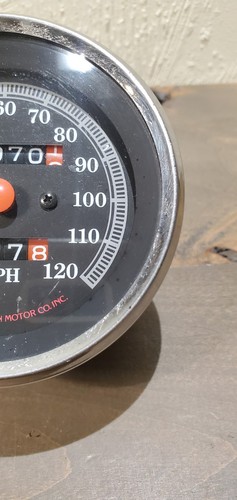 Vintage GENUINE HARLEY DAVIDSON KM/H Speedometer 1990s Used, untested - Picture 5 of 19