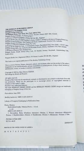 Needlecraft Mysteries Series by Monica Ferris Lot of 9 Mixed Lot LIKE NEW - Picture 12 of 16