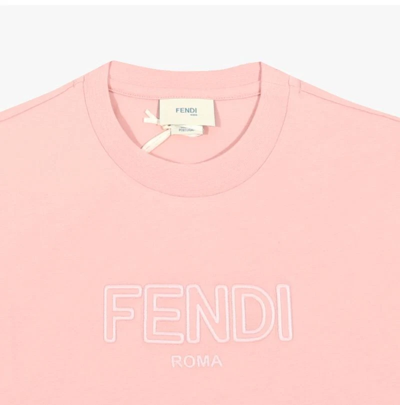 T shirt manica corta bambino Fendi 139685756