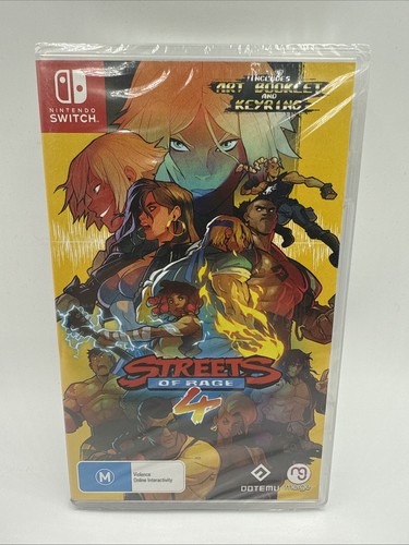Streets Of Rage 4 Nintendo Switch BRAND NEW SEALED! RARE GEM!