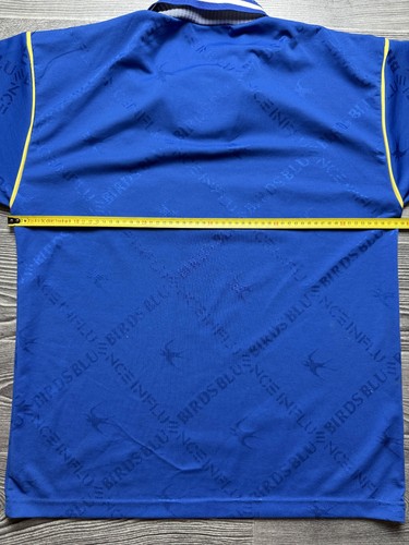 Authentic Original Influence Cardiff City FC 1995/1996 Home Shirt - Picture 13 of 13