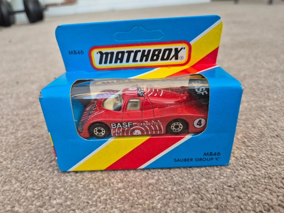 Matchbox MB 46 Sauber Group C Racer X2 Boxed