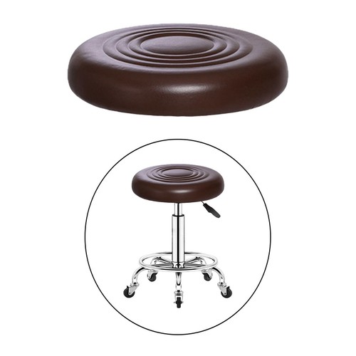 Stool Accessory Chair Seating Stool Replacement Easy Installation PU Cushion - Picture 4 of 6