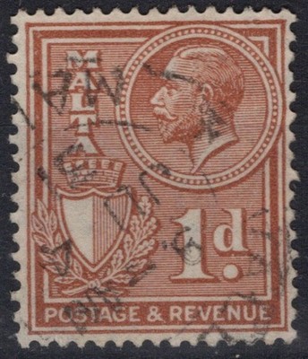 ENGLISCHE KOLONIEN MALTA 1930 GEORG V 1 D. N.195 US.
