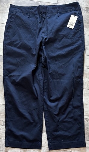 A New Day Damen-Chinohose Größe 16 marineblau hoher Bund spitz zulaufend Knöchel entspannt - Bild 3 von 9