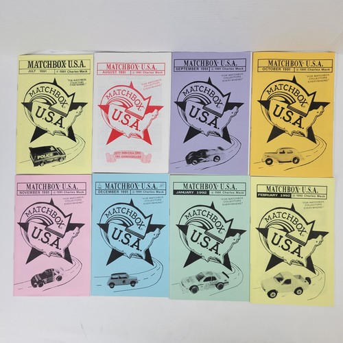 Vintage 90er ~ Matchbox USA Magazin ~ Katalog ~ Broschüre ~ Poster ~ Pinback Button ~ 49 Stück - Bild 2 von 12
