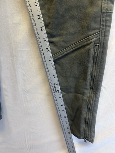 Pantalones ajustados tácticos 511 para mujer cremallera pantorrilla verde militar bolsillos dobles hasta la rodilla talla 0 - Imagen 5 de 7