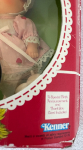 Bambola Kenner Berry Baby STRAWBERRY SHORTCAKE 1984 vintage anni 80 nuova con scatola bevande bagnate - Foto 4 di 6