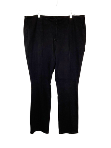 Belle by Kim Gravel Flexibelle Seamed Baby Bootcut Jeans Schwarz Gr. Tall 22W Neu - Bild 1 von 8