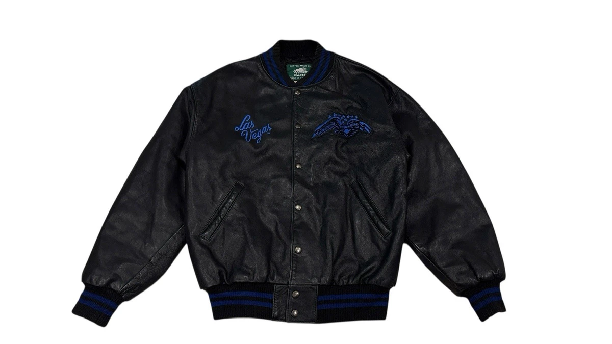 roots leather jacket products for sale | eBay