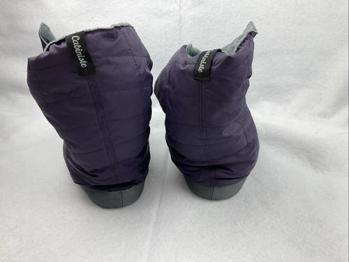 REI Cabiniste Wmn Size L 8.5-9.5 duck down Purple - Picture 3 of 6
