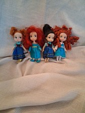 Disney Princess Dolls. Small. 5 Inch. Lot Of 4