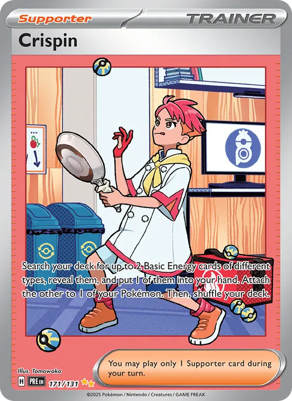 Crispin #171 Prismatische Entwicklungen Pokémon-Karte (Near Mint)