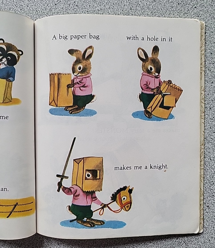 1960 Richard Scarry's JUST FOR FUN by Pat Scarry Little Golden Book  vintage - Picture 4 of 8