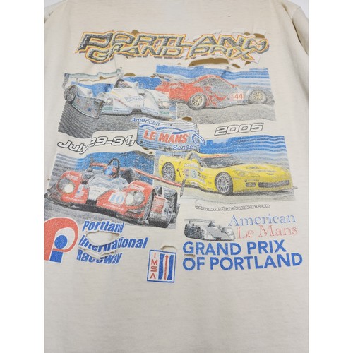 Vintage y2k Portland Grand Prix Thrashed Distressed Grunge Worn Double Sided - Picture 10 of 10