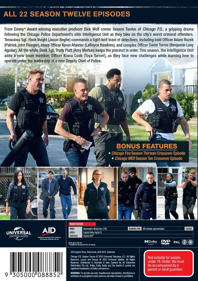 BRAND NEW Chicago PD : Season 12 (DVD, R4) Series Twelve - image 2 of 2