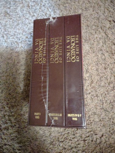 The Life of Leonardo Da Vinci (VHS, 2000, 3-Tape Set, 3-Volume Standard Edition) - Picture 2 of 3