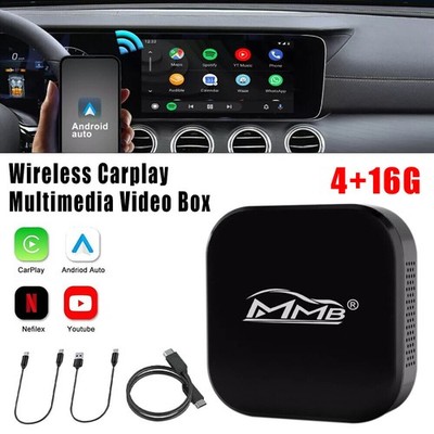 Für Car AI Box mit Wireless CarPlay/Android Auto - Netflix Youtube GPS HDMI