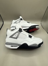 Authentic 2025 Air Jordan 4 White Cement Men Size 8.5 Mint Worn Once