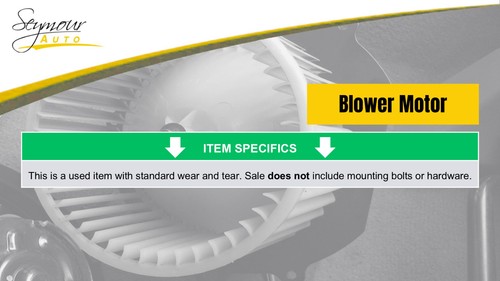 Blower Motor Fits 12-17 VELOSTER 1334667 - Picture 5 of 12