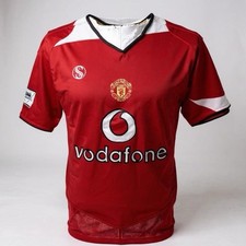 Vintage Manchester United PRO Soccer Jersey SHIRT Men's XL Red Vodafone