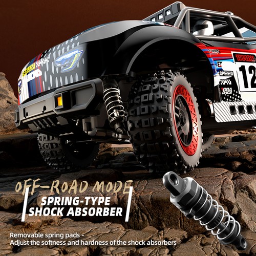 1/18 Brushless RC Short Course Truck Off-Road RC Monster Truck 4X4 RTR 18104PRRX - Picture 7 of 11