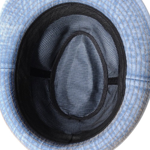 WITHMOONS Denim Bucket Hat Plain Stitch Washed Short Brim Packable Fedora Cap... - Picture 5 of 5