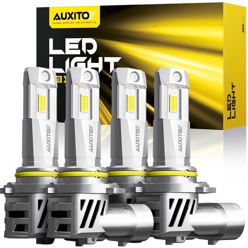 AUXITO Combo 9005 9006 H11 LED Headlight Bulbs High Low Beam 6500K Super Bright - Picture 16 of 18