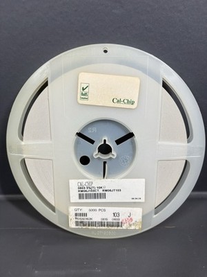 Cal-Chip RM06JT103 10K Ohm 0603 5% SMD Chip Resistors 5000pcs Reel