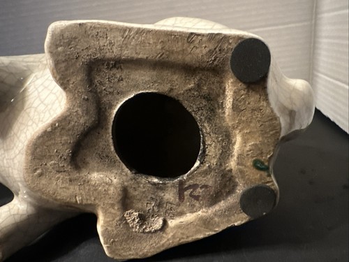 Antike japanische oder französische Crackle Glasur Keramik Hase/Hase - Bild 13 von 23