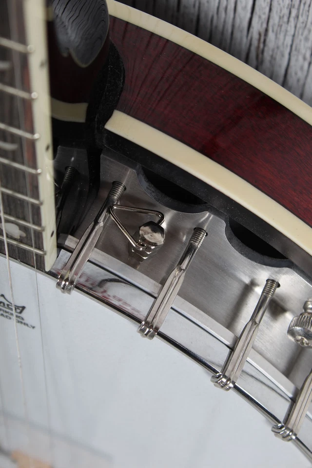 Oscar Schmidt OB5 Left Handed 5 String Lefty Banjo with 30 Bracket Tone Ring - Image 3 of 4