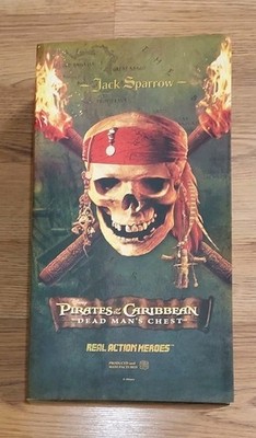 Pirates of the Caribbean Jack Sparrow Figure Medicom Real Action Heroes Toy NIB