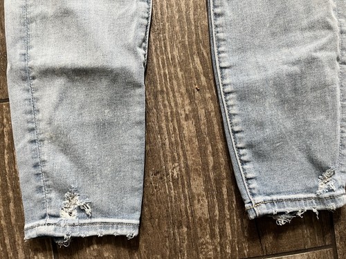 American Eagle Jeans Ankle Jegging Jeans Destroyed ripped Size 4 Long - Picture 5 of 8