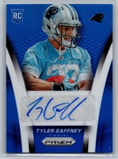 2014 Panini Prizm #AR-TG Tyler Gaffney Autographed Rookies Prizms Blue 07/75