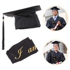 2PCS Creative Abschlussschuh Abschluss Set Senior Year Party Supplies