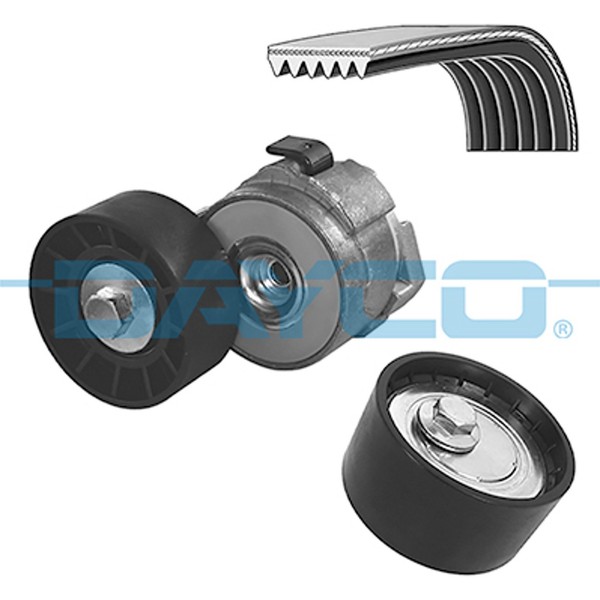 Keilrippenriemensatz KPV1222 FüR Fiat Ducato Bus 120 Multijet 130 140 150 160-image