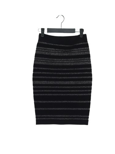 Karen Millen Damen Midi Rock S schwarz Viskose - Bild 1 von 5