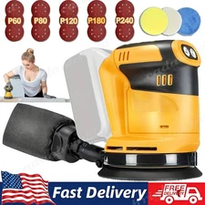 DEWALT 20V 5" Brushless Cordless Random Orbital Sander & Dust Bag (W/O Battery)